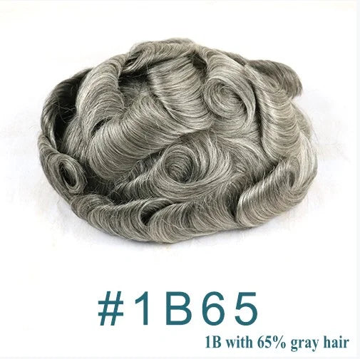 Natural Hair Toupee With Undetectable Full Skin Base for Women