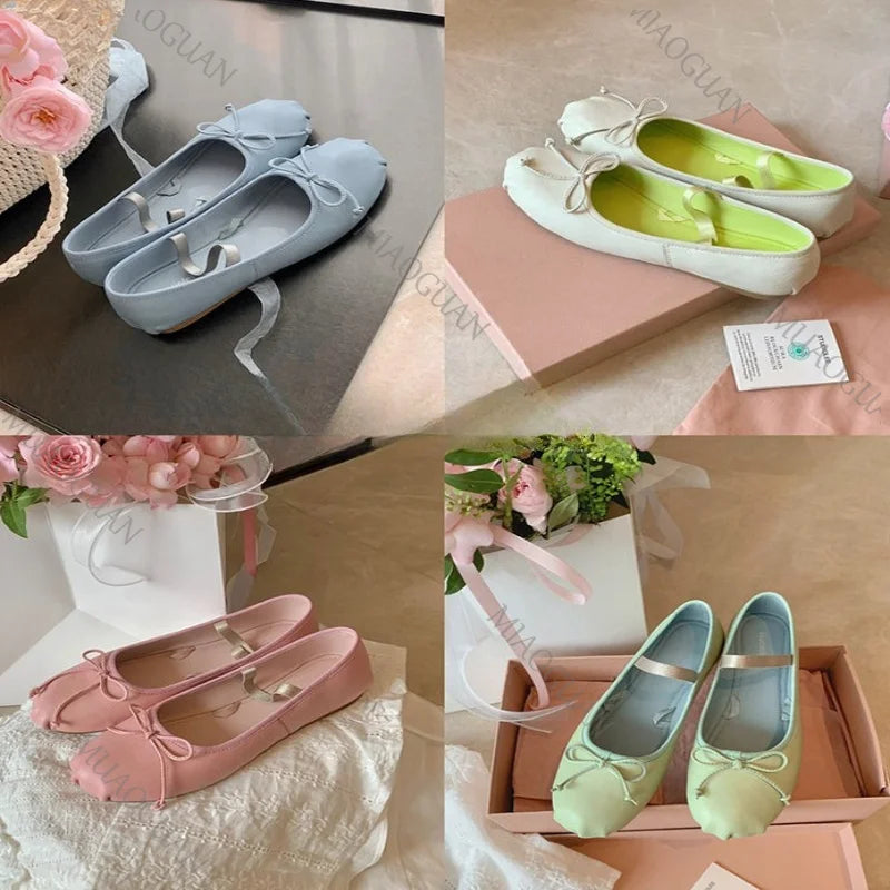 Butterfly Knot Ballet Flats