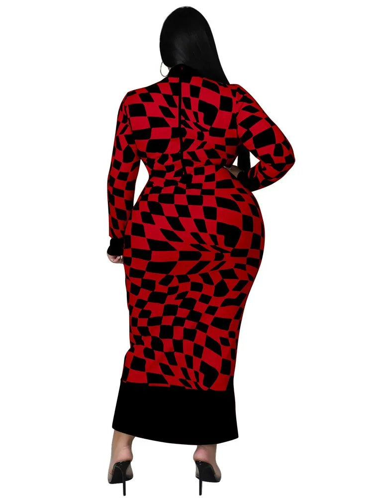 Colorful African Dashiki Print Traditional Dress for Women