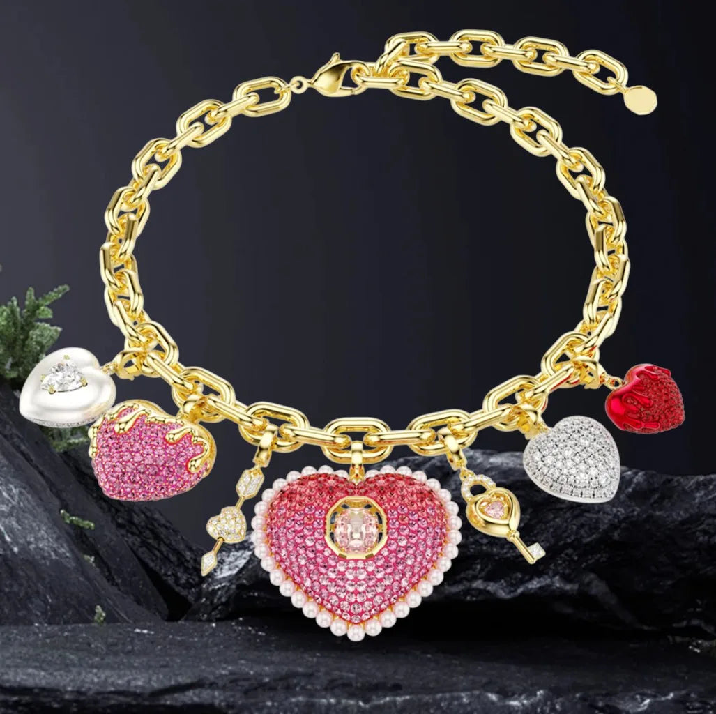 Elegant Silver Crystal Necklace and Earring Set for Women