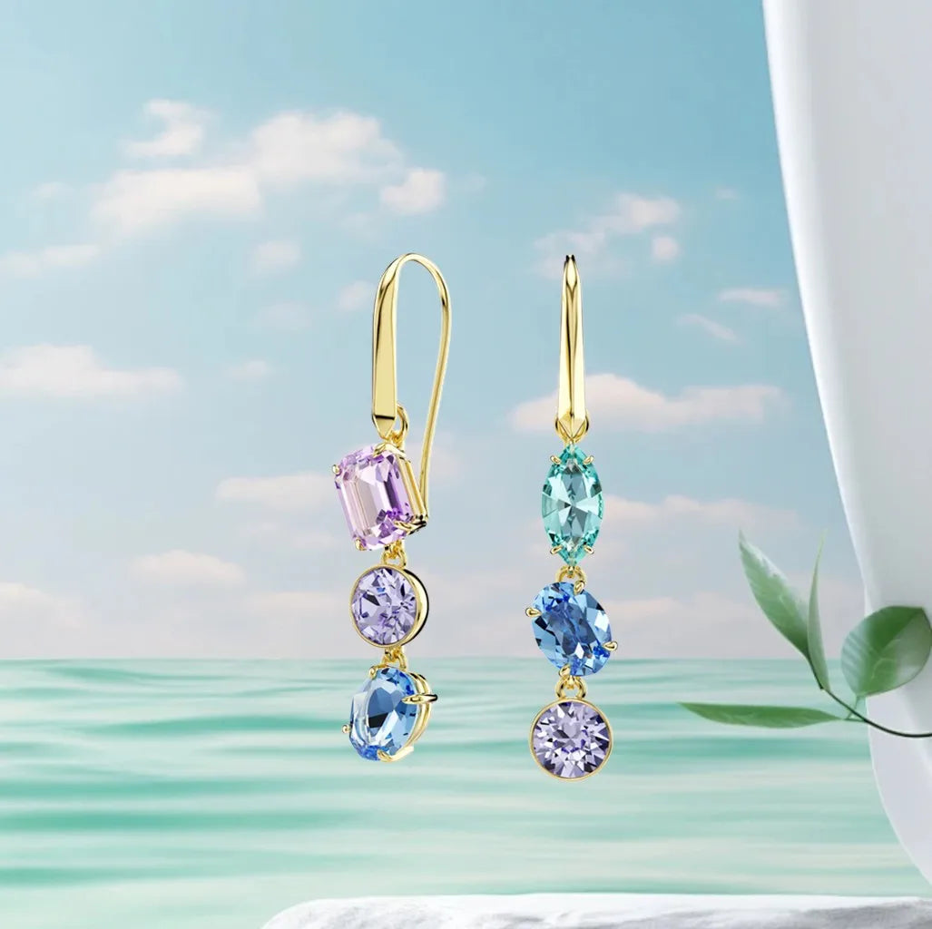 Mixed Cut Crystal Jewelry Set
