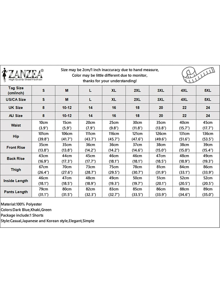 ZANZEA Women Straight Long Pants Korean High Waist Pantalons Casual Loose Wide Leg Cropped Trousers 2024 Summer Holiday Bottoms