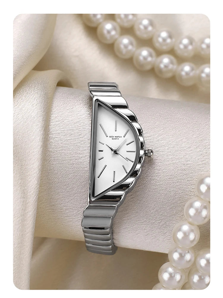 Vintage Irregular Case Quartz Watch