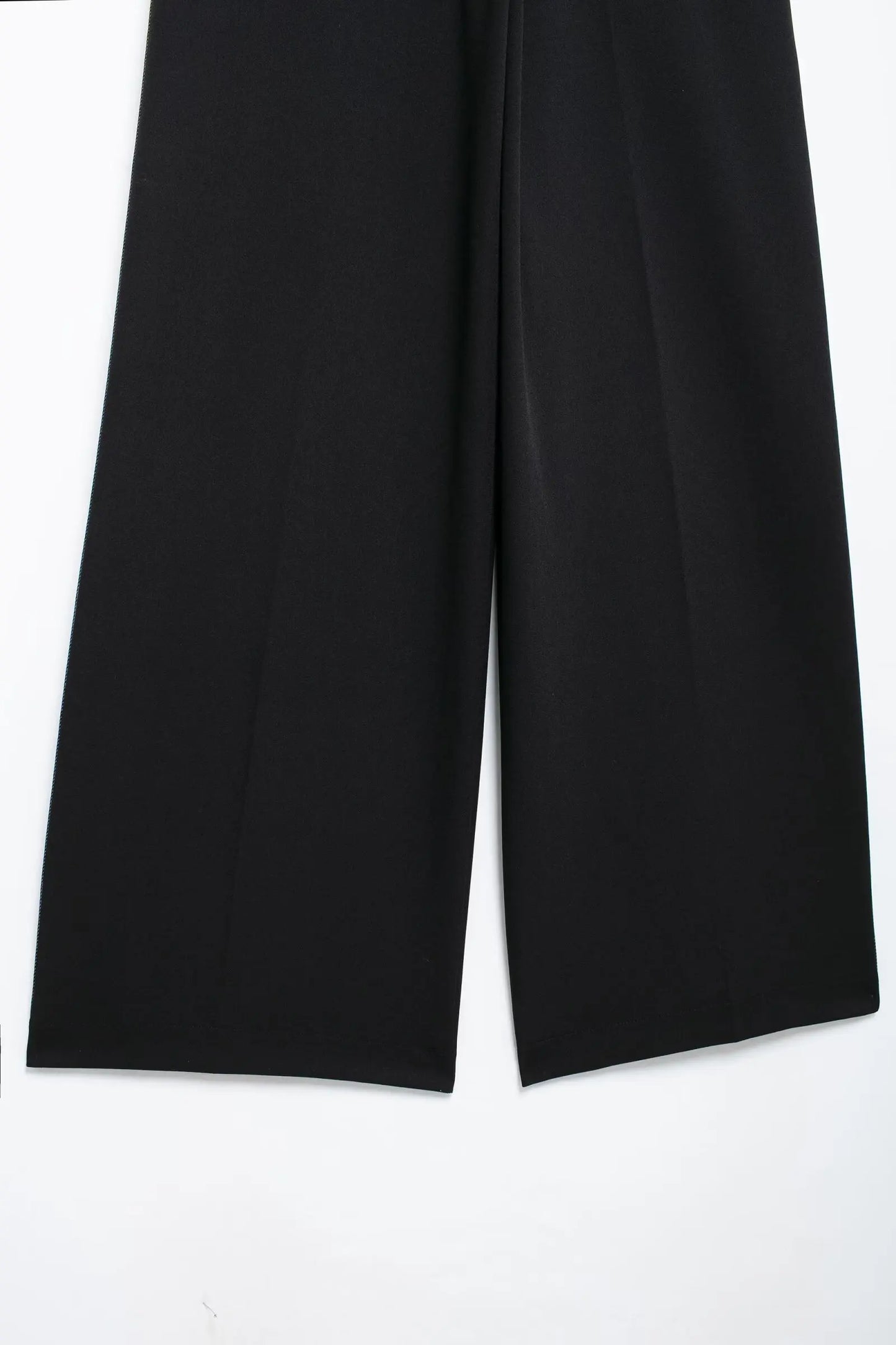 Lapel Long Sleeve Zipper Sports Jacket Two Piece Wide Leg Pants Set for Women