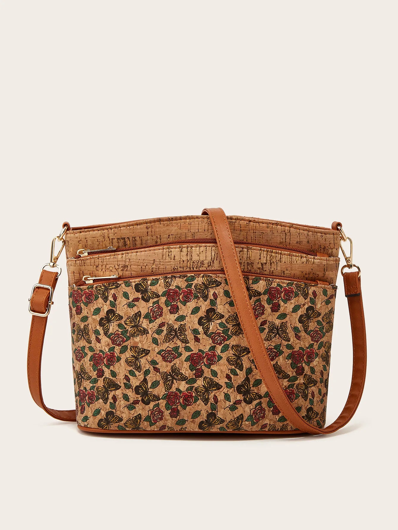 New Casual Fashion Ladies Ethnic Shoulder Crossbody Personalized Hugh Retro Bark Bag