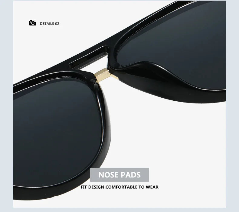 Green Pink Gradient Oval Sunglasses