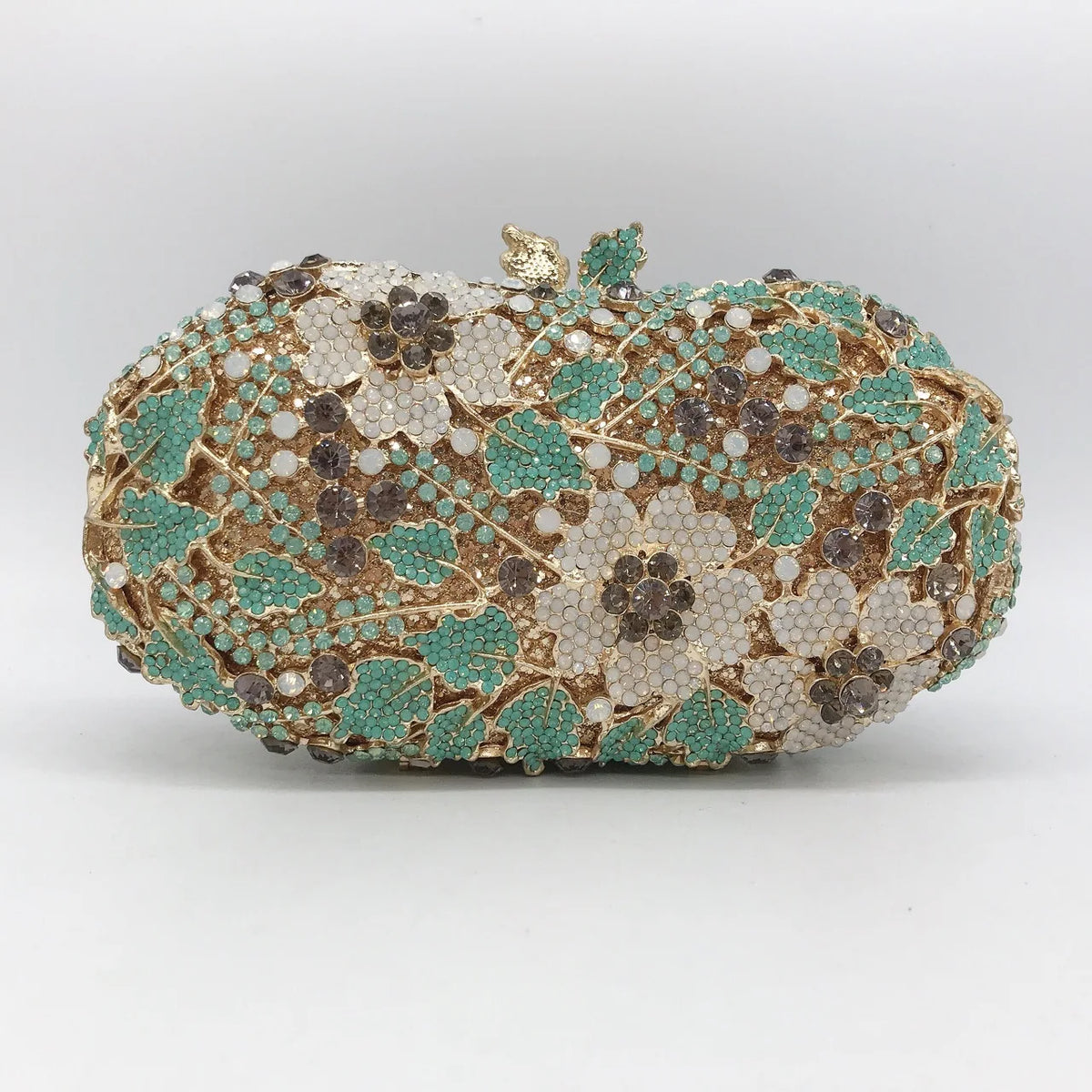 Sparkling Rhinestone Crystal Evening Clutch Bag for Women