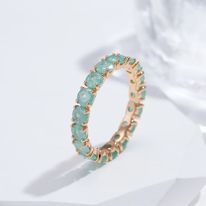 Emerald Cut Zirconia Promise Ring