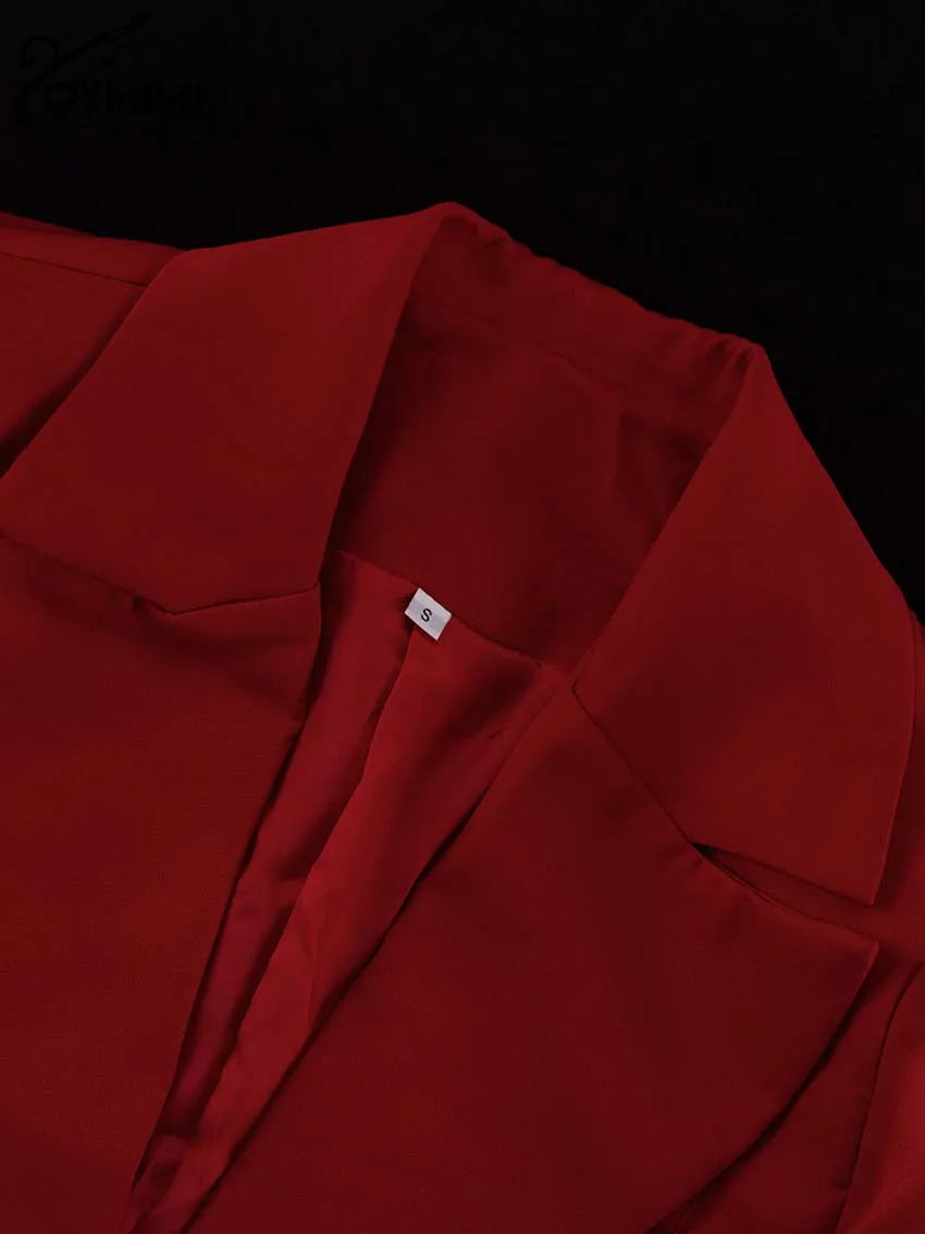 Bold Red Pockets Two Piece Set