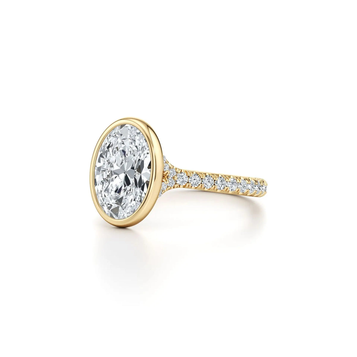 Moissanite Sterling Silver Statement Ring for Women