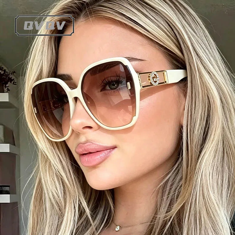 Oversized Square Gradient Sunglasses