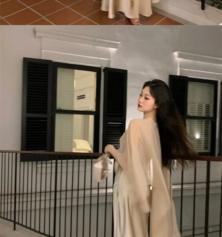 Elegant Lightweight Asymmetric Tulle Summer Blouse For Women