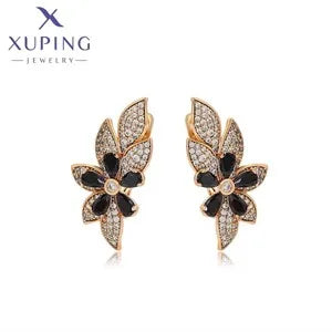 Animal Pattern Gold Plated Hoop Earrings