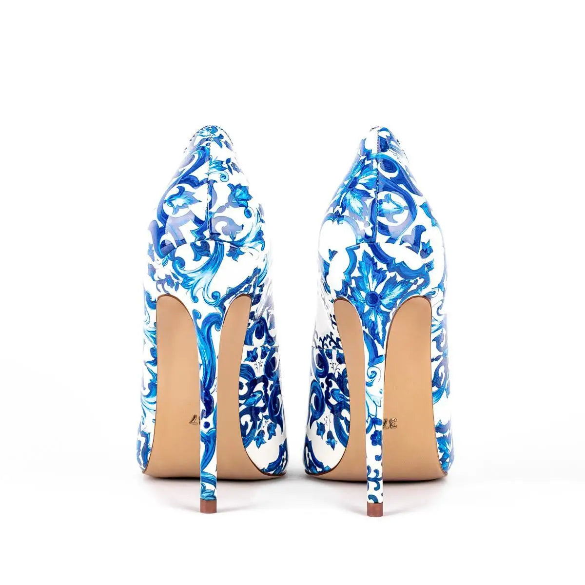 Floral Pattern Elegant Pointed Toe Pumps for Women