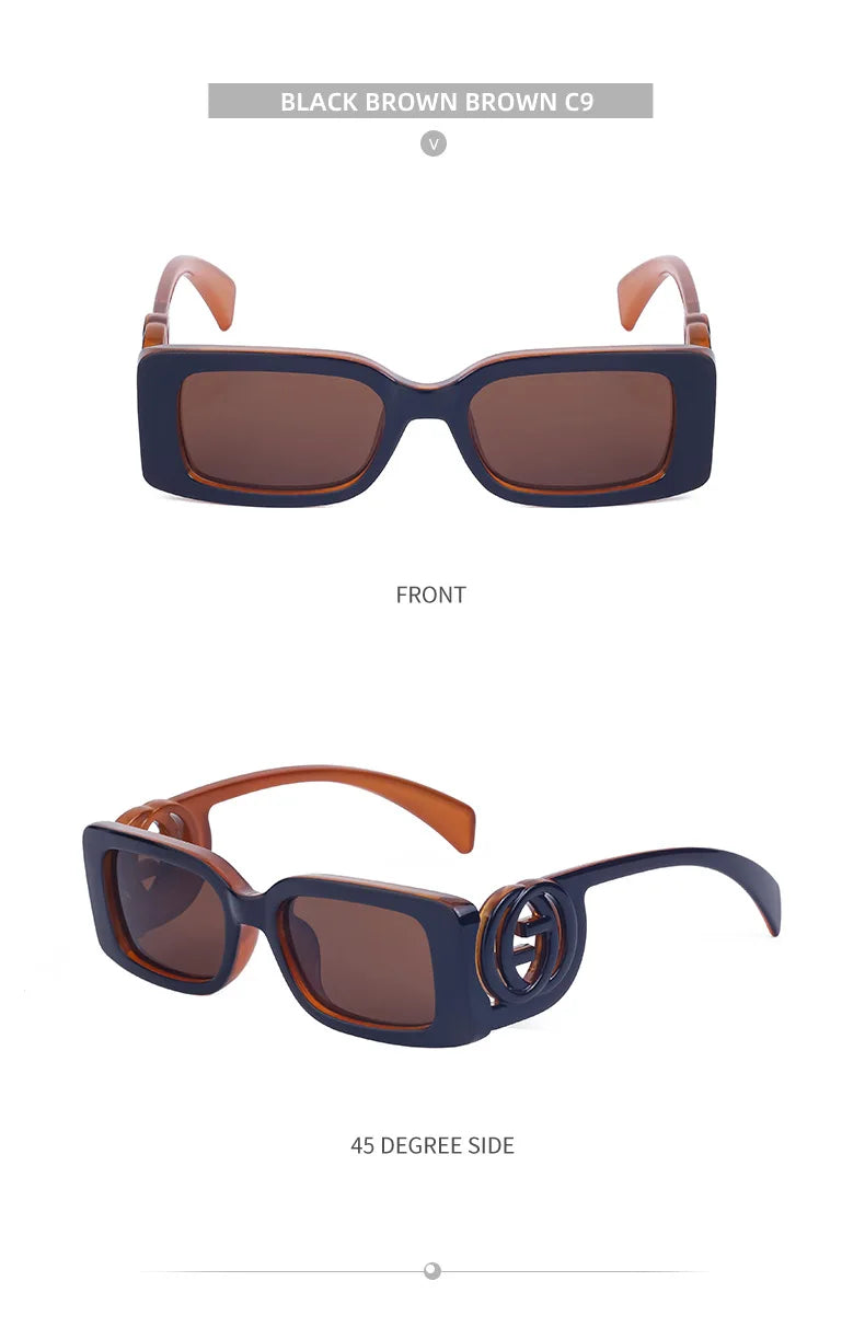 Oversized Square Gradient Sunglasses