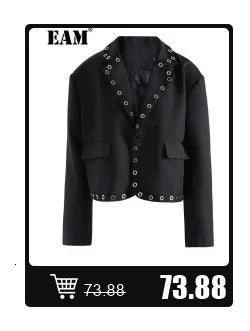 [EAM] Women Black Side Lace Spliced Big Size Elegant T-shirt New Turtleneck Long Sleeve Fashion Tide Spring Autumn 2025 1DJ2588