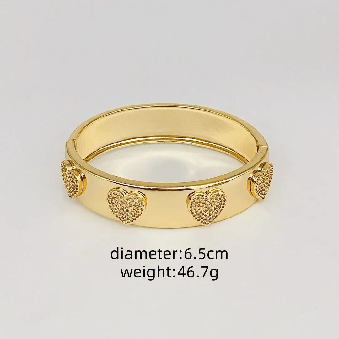 Hexagonal Star Statement Bangle for Women