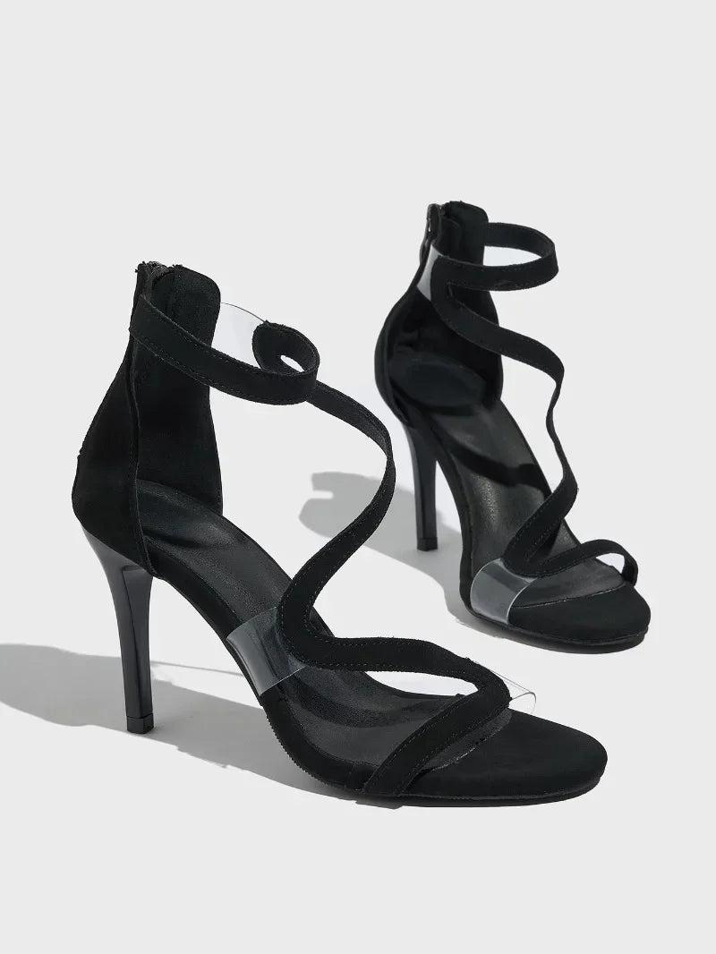 Roman Style Platform High Heel Strap Sandals for Women