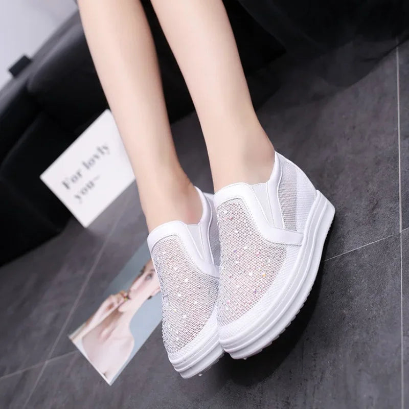 Hidden Platform Slip On Sneakers