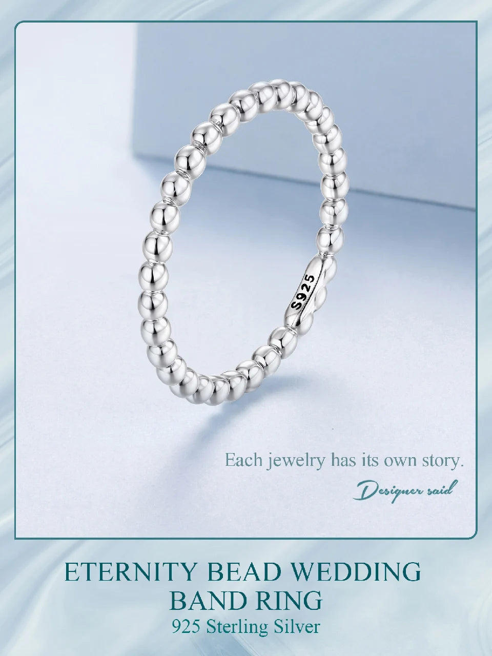 Sterling Silver Rope Band Ring