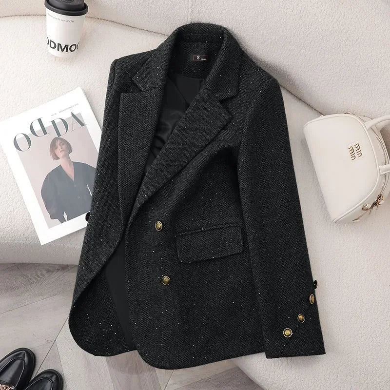Double Breasted Office Blazer