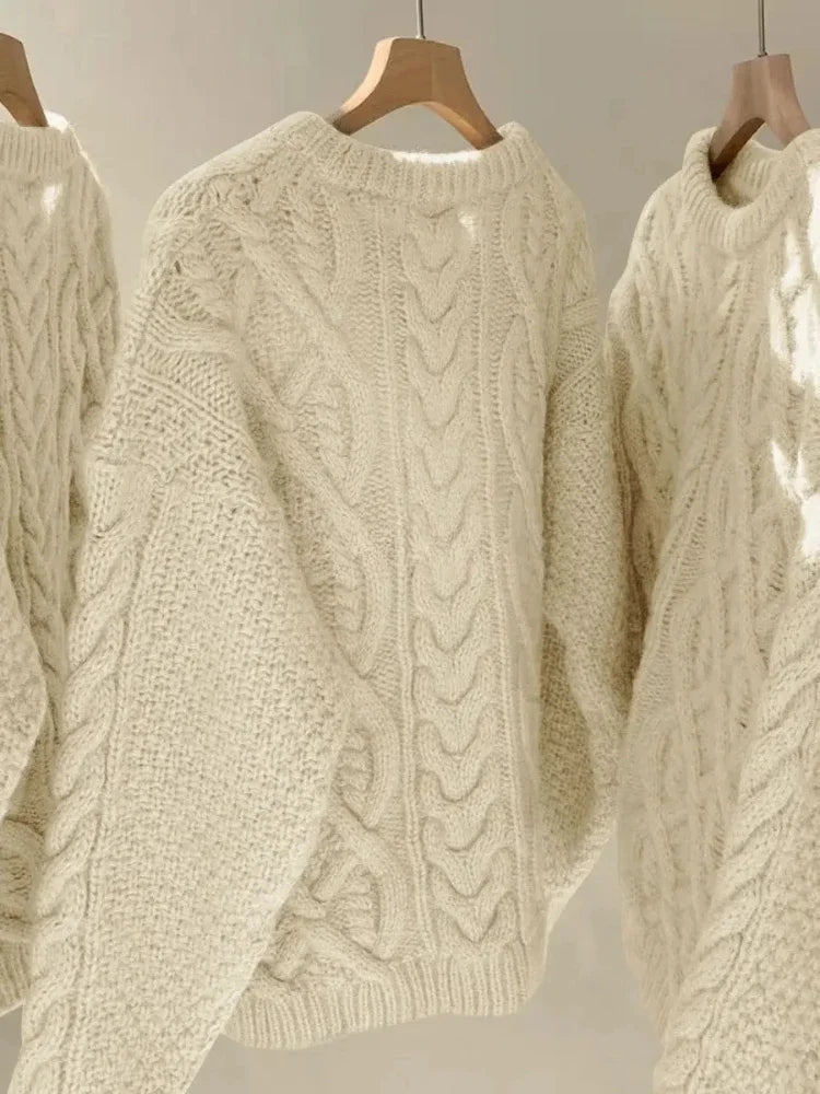 Retro Cozy Knit Sweater