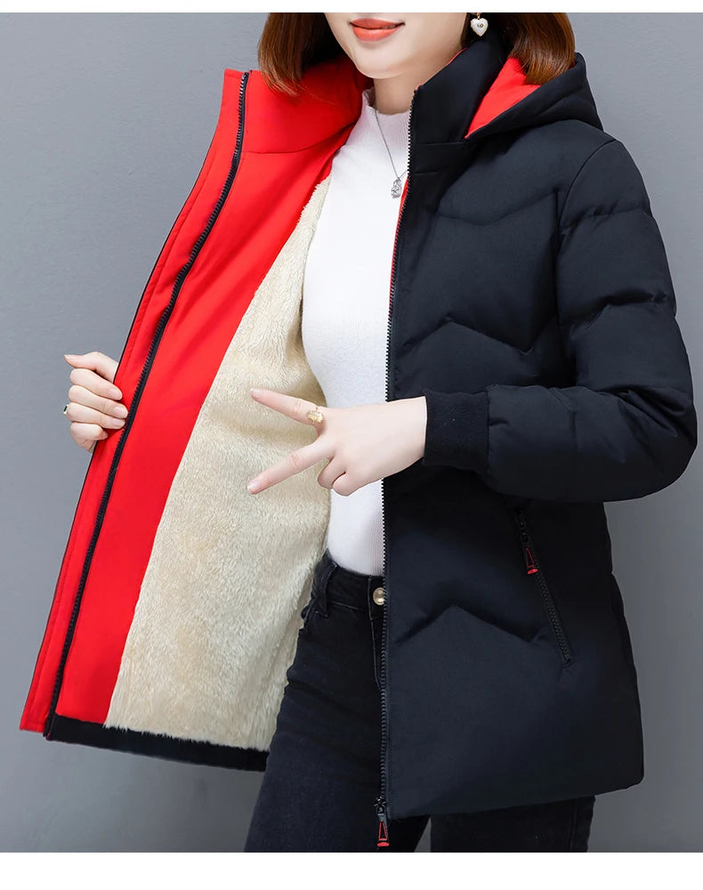 Slimming Winter Hooded Parka