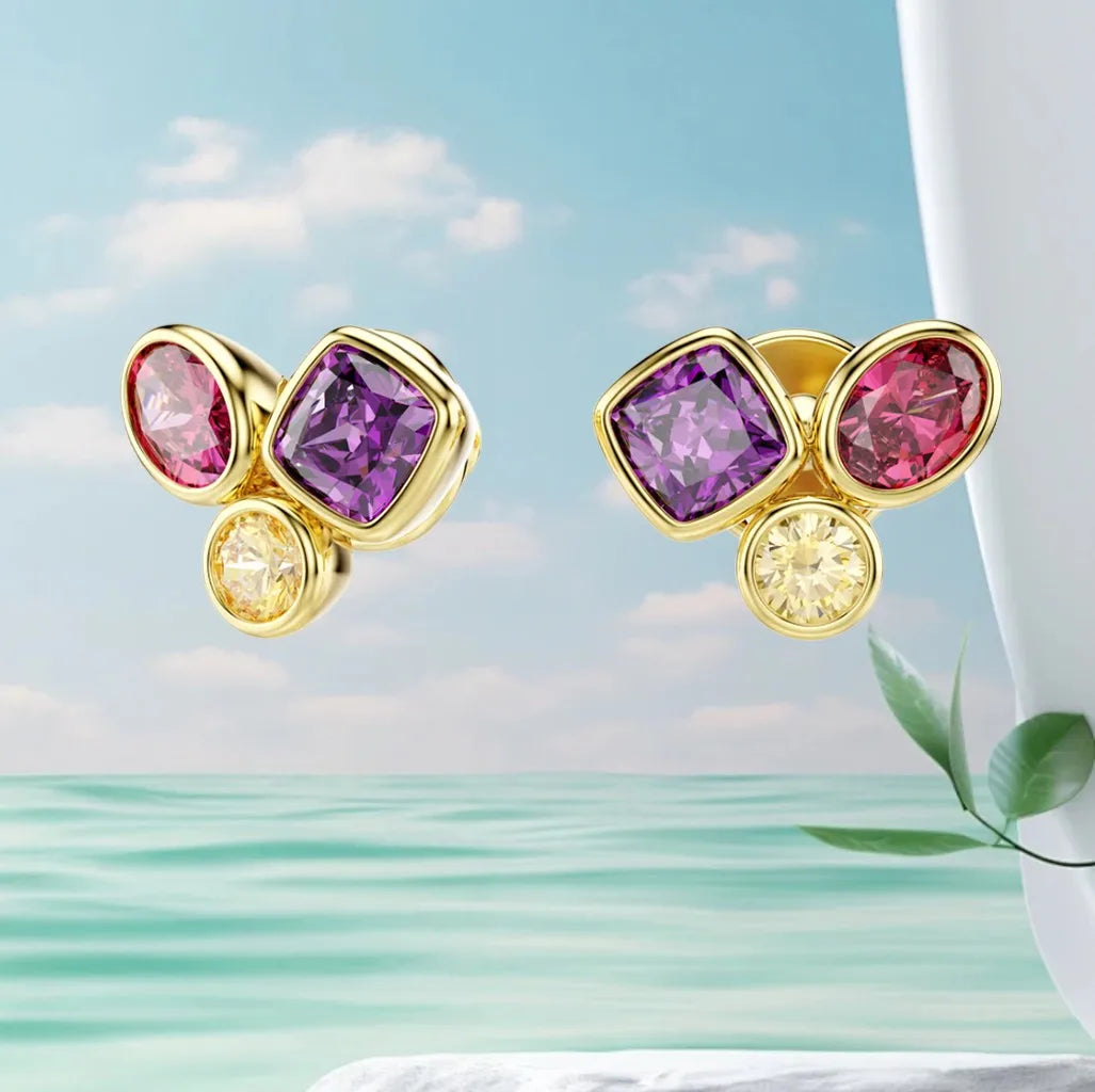 Mixed Cut Crystal Jewelry Set