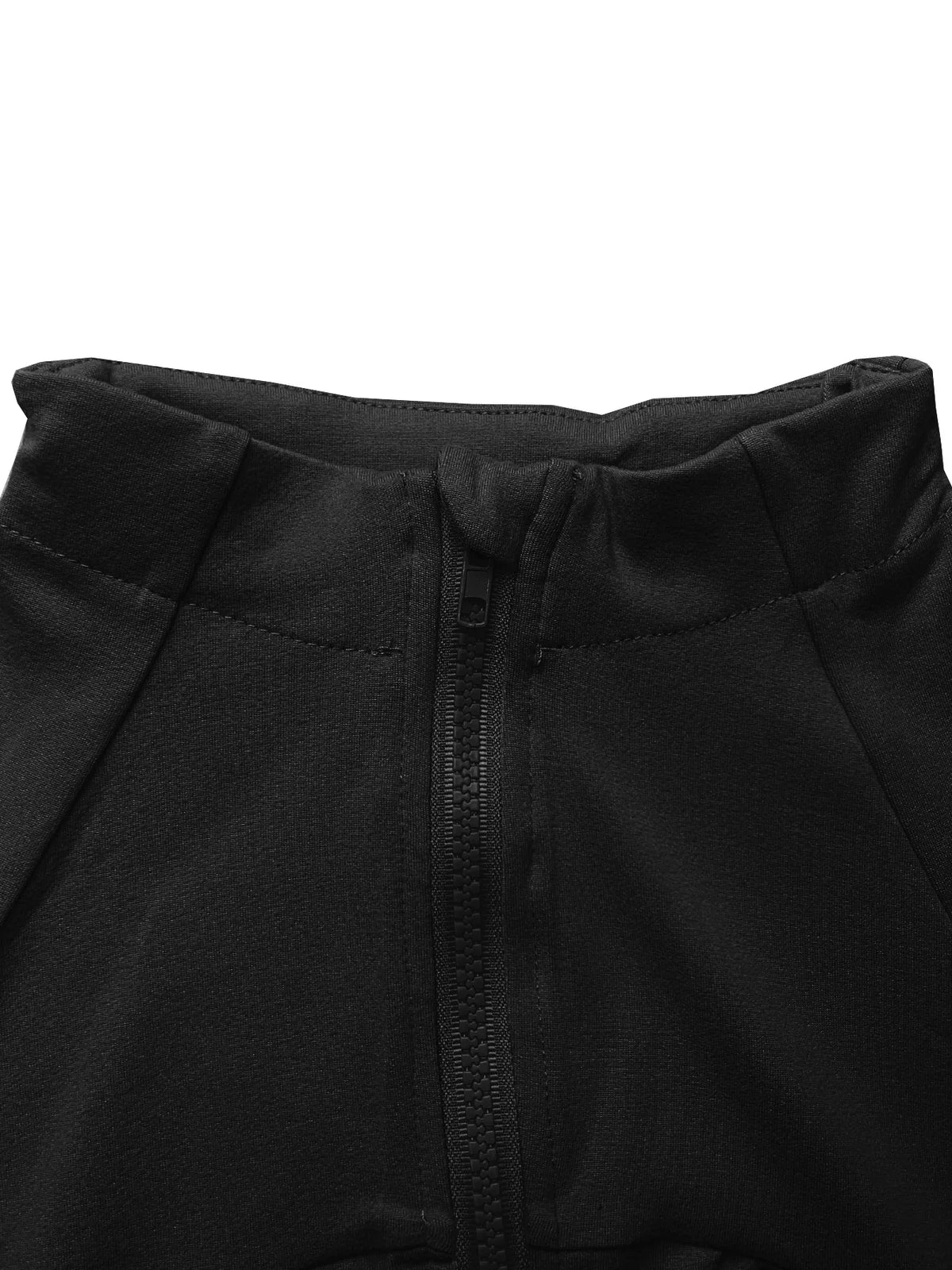 Zip Jacket And High Waist Jogger Set