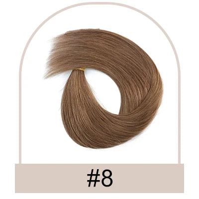 Invisible Straight Human Hair Extensions for Women