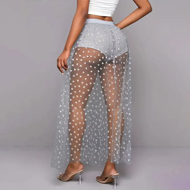 Elegant Party Evening Sexy Dress Lace Dresses for Women 2024 See Through Maxi Dress Bodycon Gothic Lolita Fashion Black Skirt