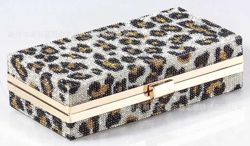 Rhinestone Diamond Evening Crossbody Clutch Bag for Women