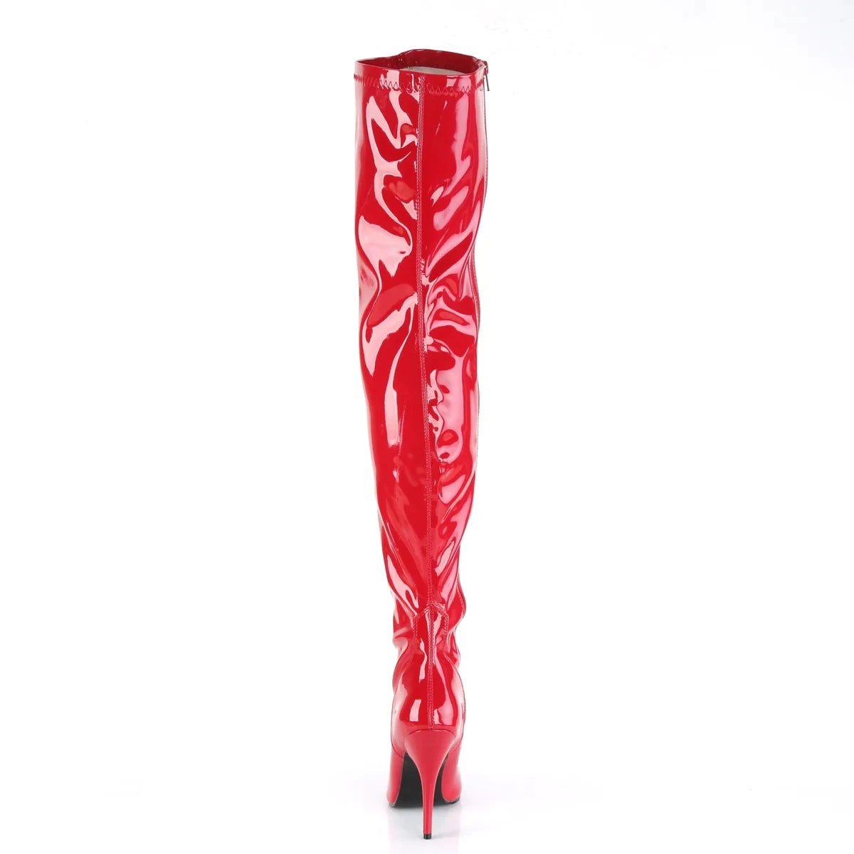 Plus Size Over-The-Knee Leather Stiletto Boots for Women