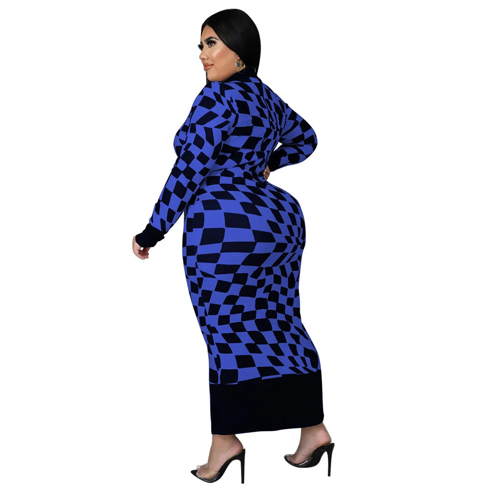 Colorful African Dashiki Print Traditional Dress for Women