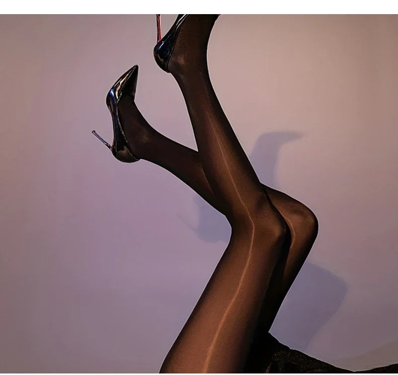 Smooth Satin Full Length Tights