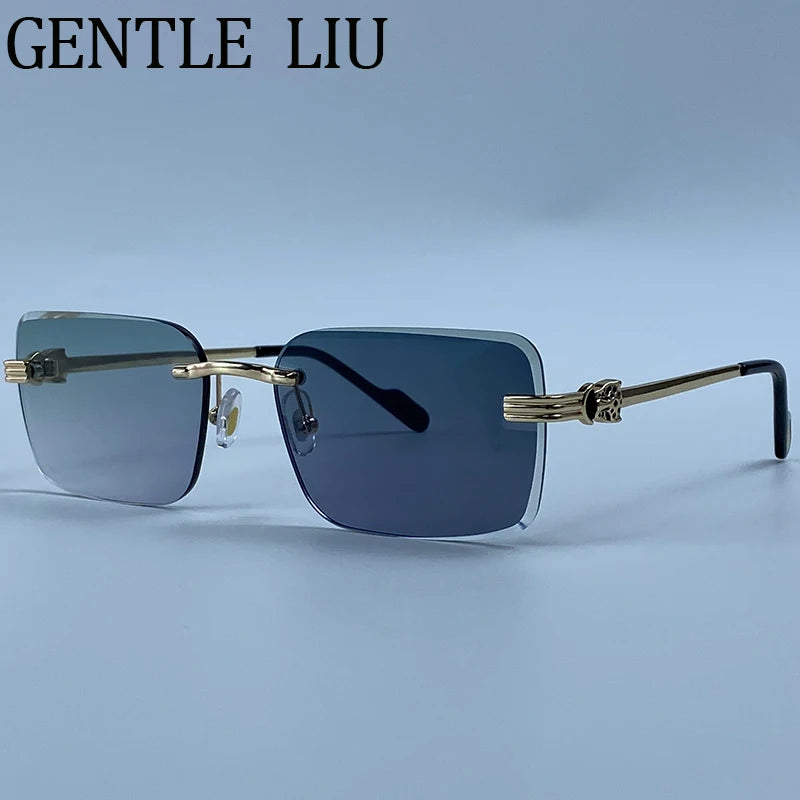Rimless Photochromic Sunglasses