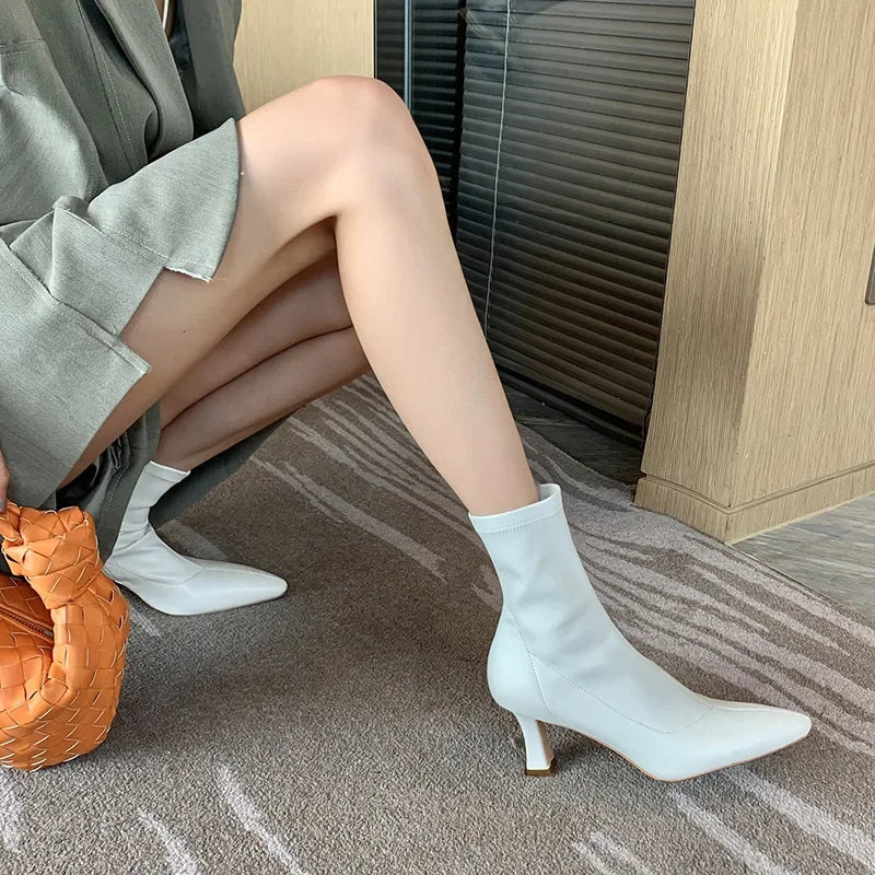 Square Heel Over The Knee Boots