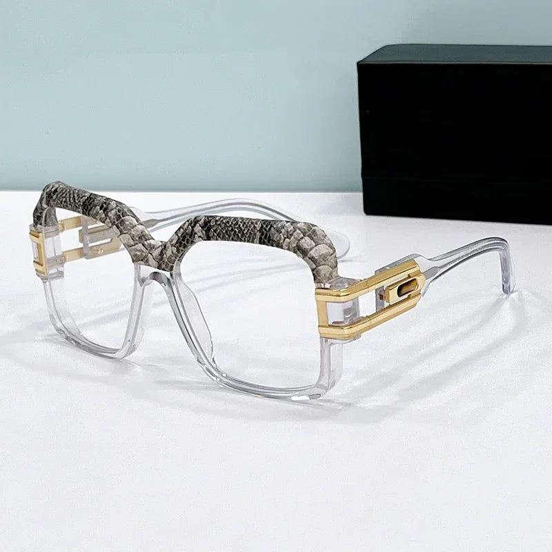 Snake Print Gradient Fashion Sunglasses