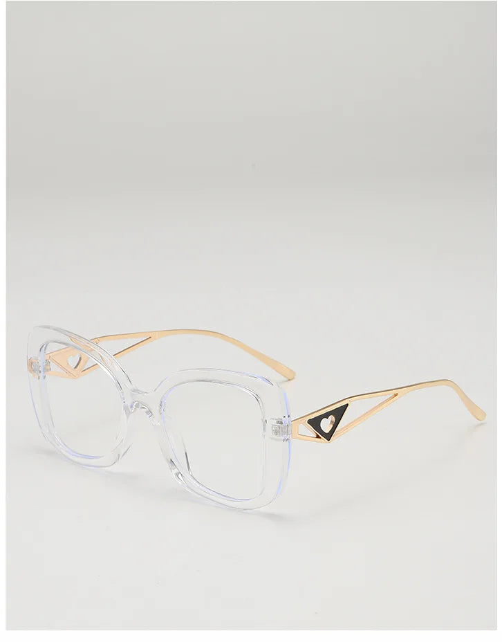 Oversized Square Blue Light Blocking Reading Glasses for Women