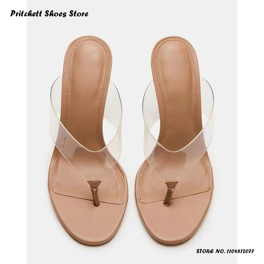 Premium Chic Thin Heel Open Toe Casual Flats For Women