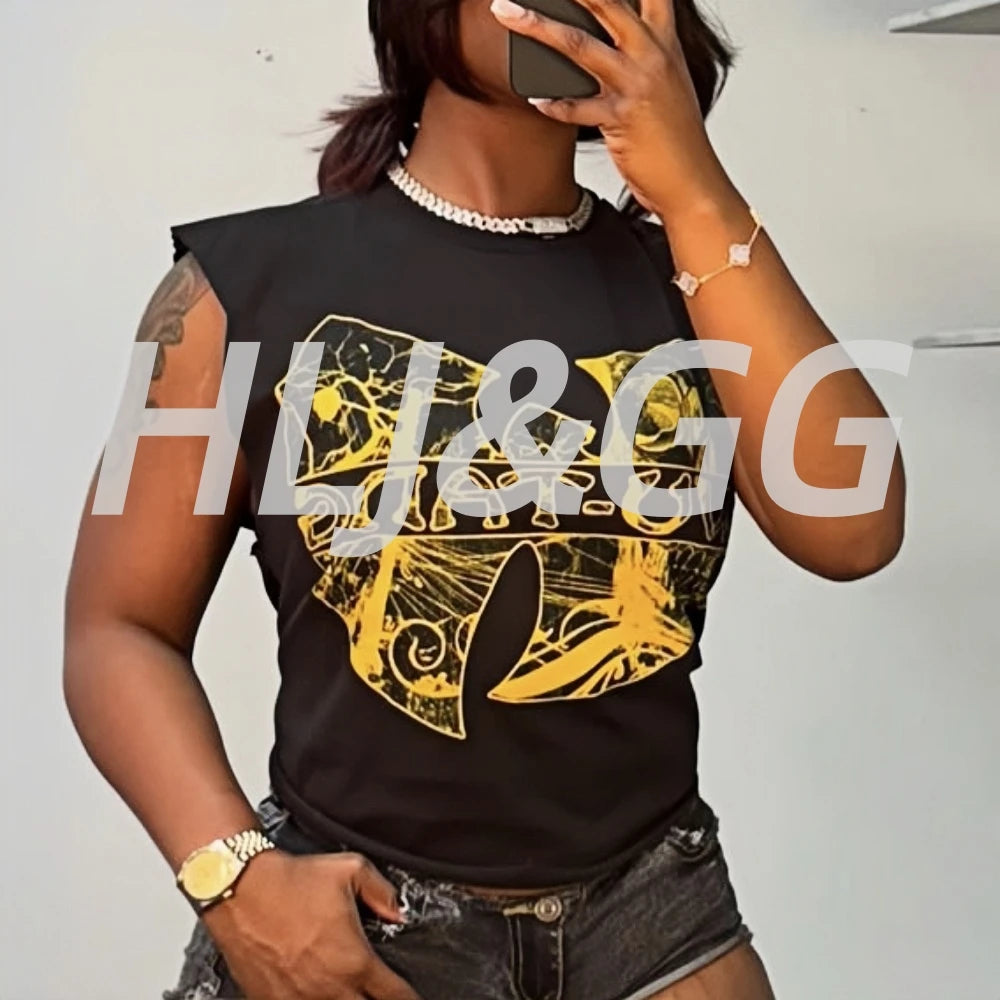 Sleeveless Graphic Tee