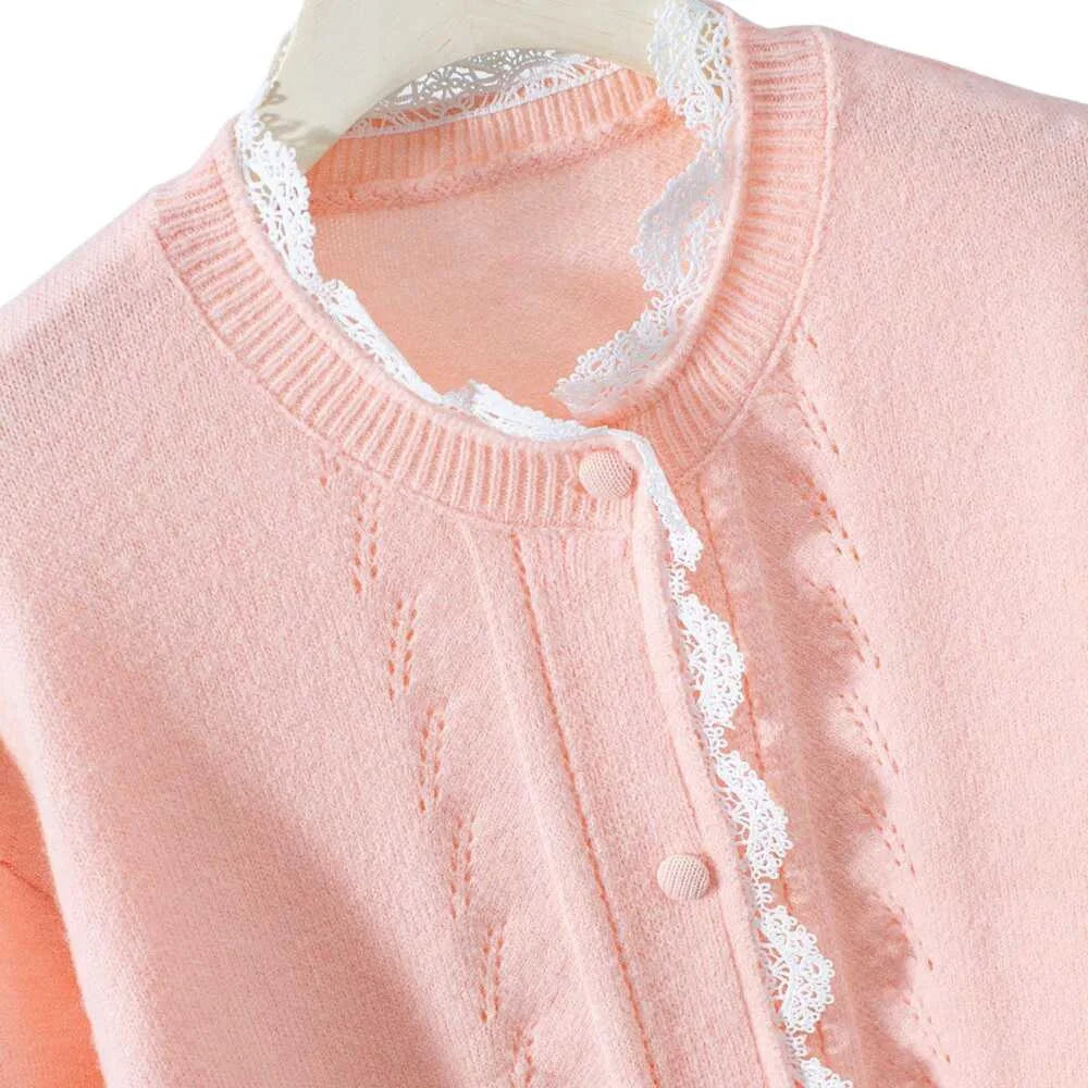 Loose Fit Hollow Out Knit Cardigan Sweater for Women