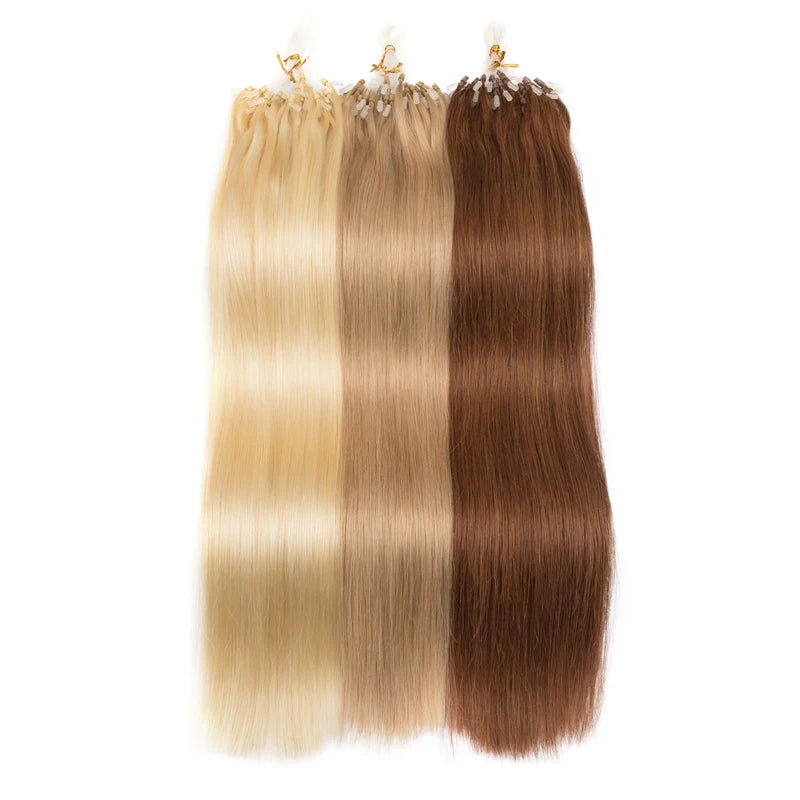 Invisible Straight Human Hair Extensions for Women