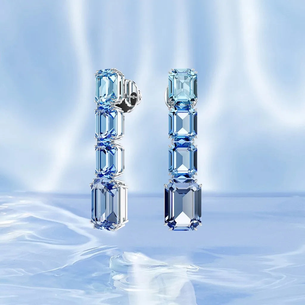 Radiant Crystal Necklace and Earring Jewelry Set for Women