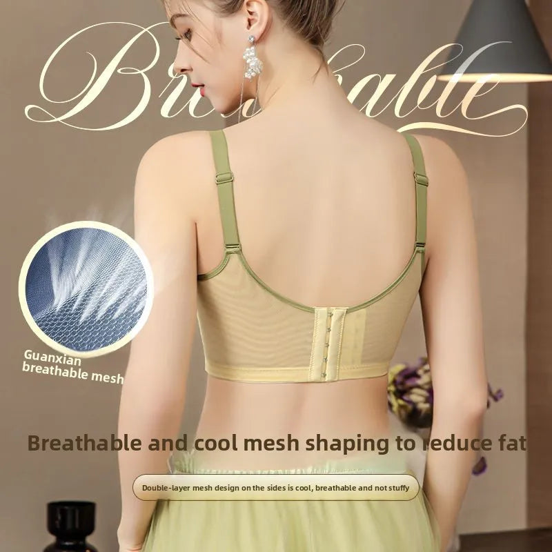 Breathable Seamless Lace Comfort Plus Size Bra for Women
