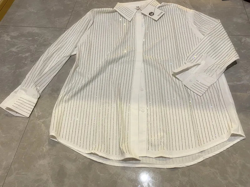 Soft Breathable Elegant Loose Fit Knit Blouse For Women