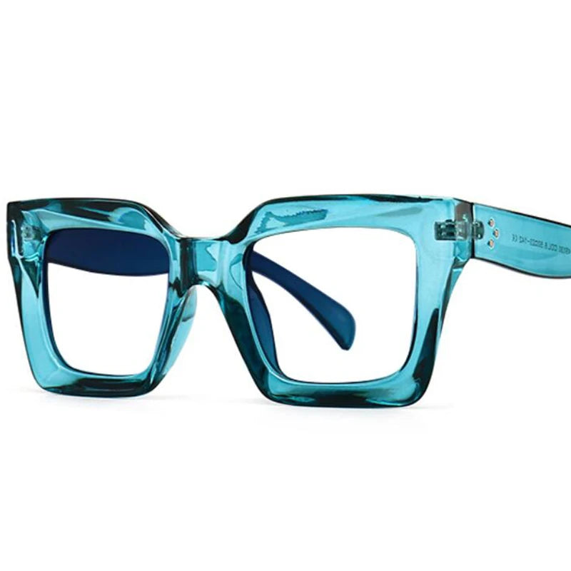 Vintage Square Blue Light Reading Glasses for Women