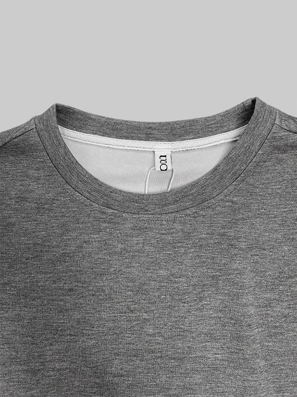 Beautyblue Fall Women's Sweatshirts Tops Female Hoodies 2025 Casual Belt Buckle Solid Color O-Neck Ladies Pullovers Clothing
