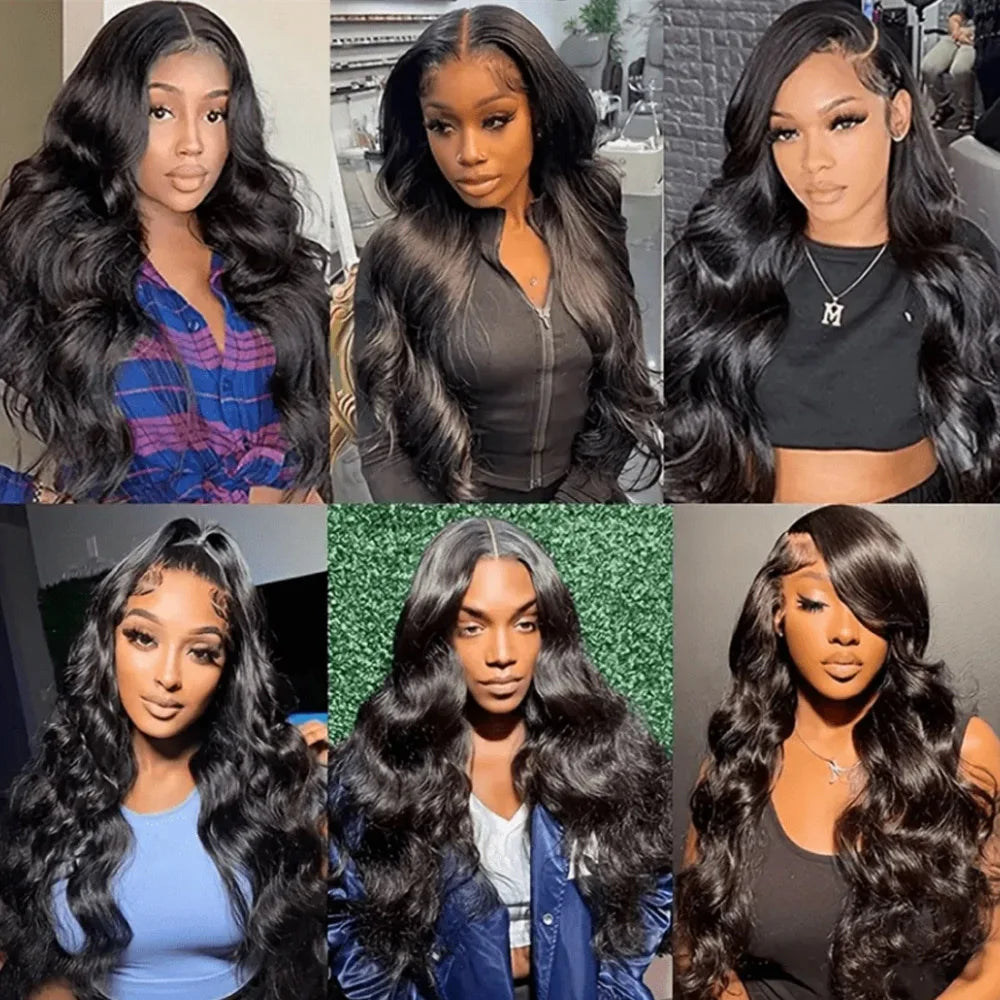 Transparent Glueless Body Wave Lace Front Wig for Women