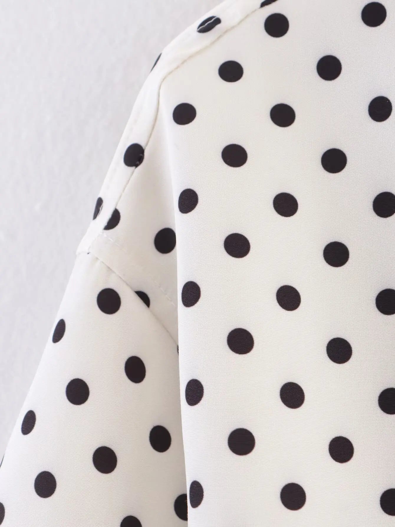 Autumn Retro Polka Dot Long Sleeve Jacket for Women